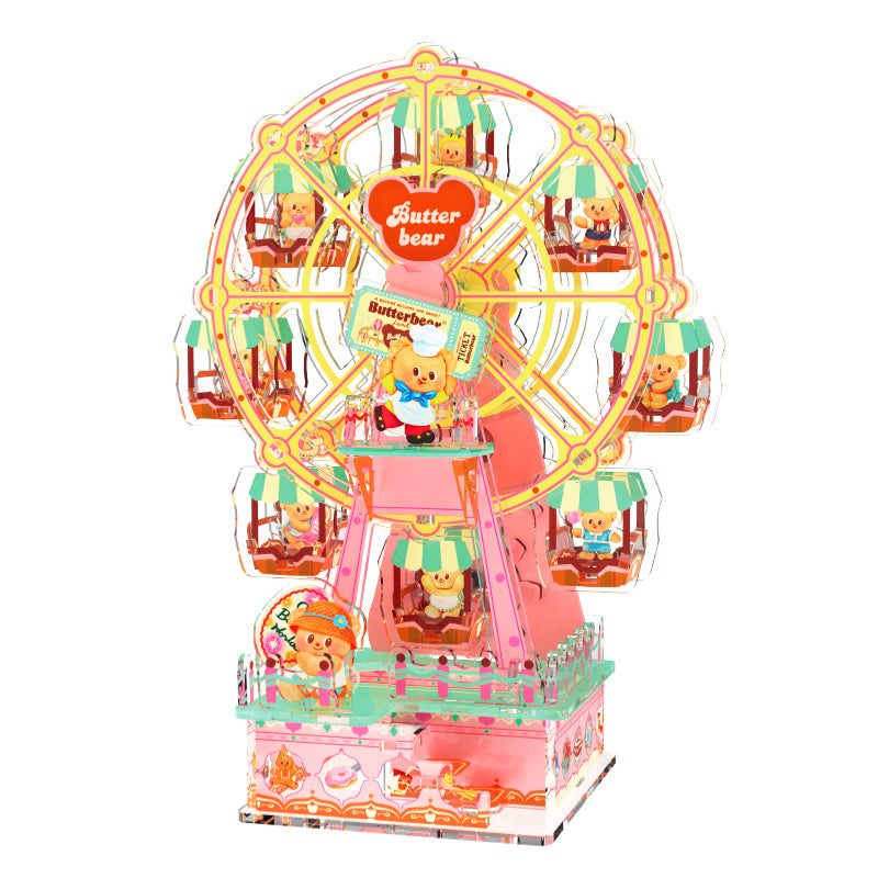 بازل ثلاثي الأبعاد عجلة الملاهي شخصية butterbear