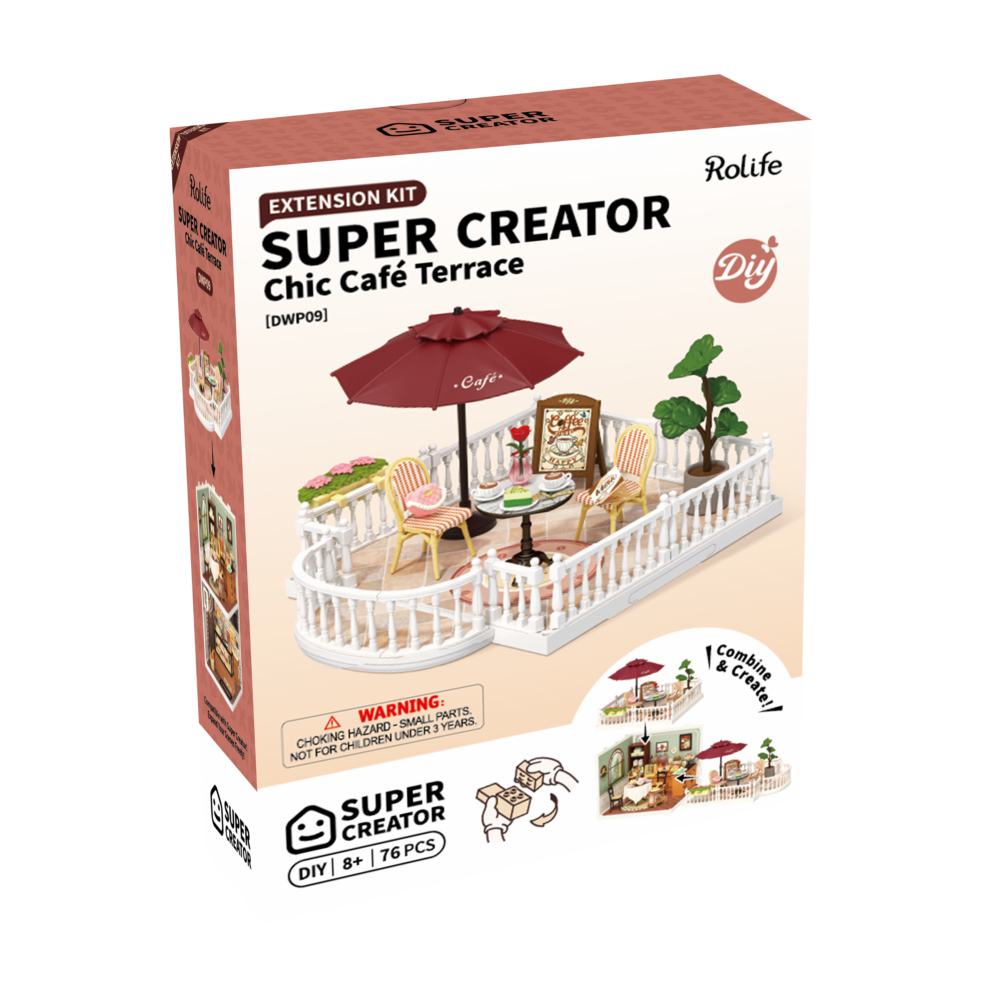 تراس كافيه أنيق مصغر – DIY Mini Chic Café Terrace – DIY