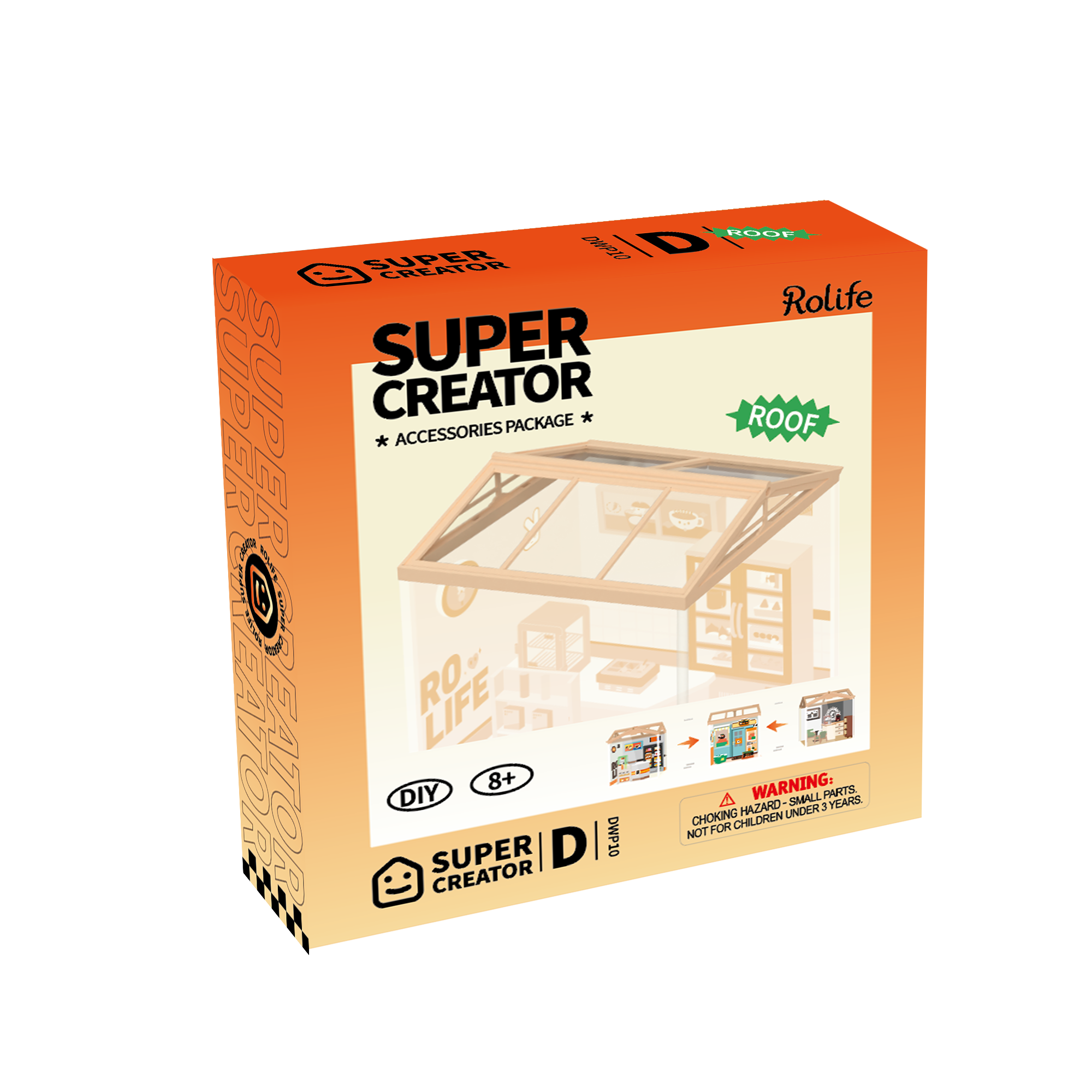 سقف شفاف للمجسمات المصغرة | Transparent Miniature Roof Extension