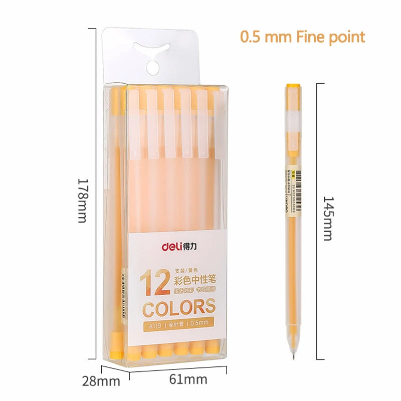 Beautiful orange gel pen