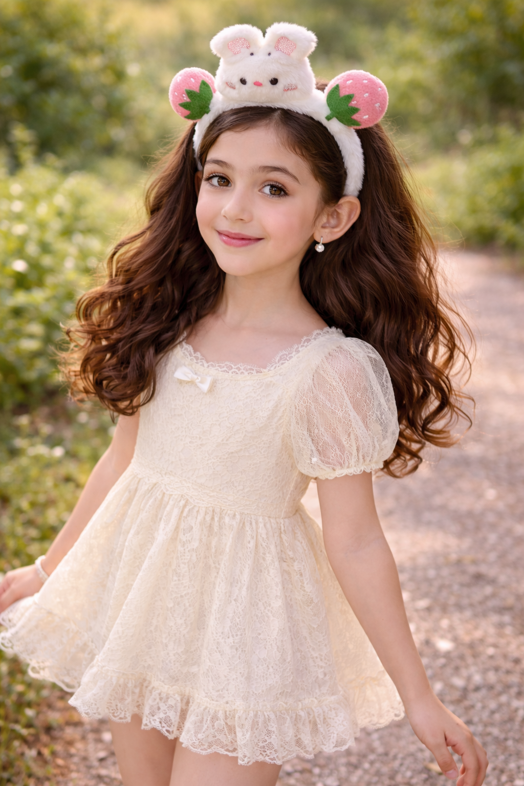 Serbendek ji xezal bi şiklê kergoşkê û fêkiyên tirî - sêwirana nerm û lîstokî