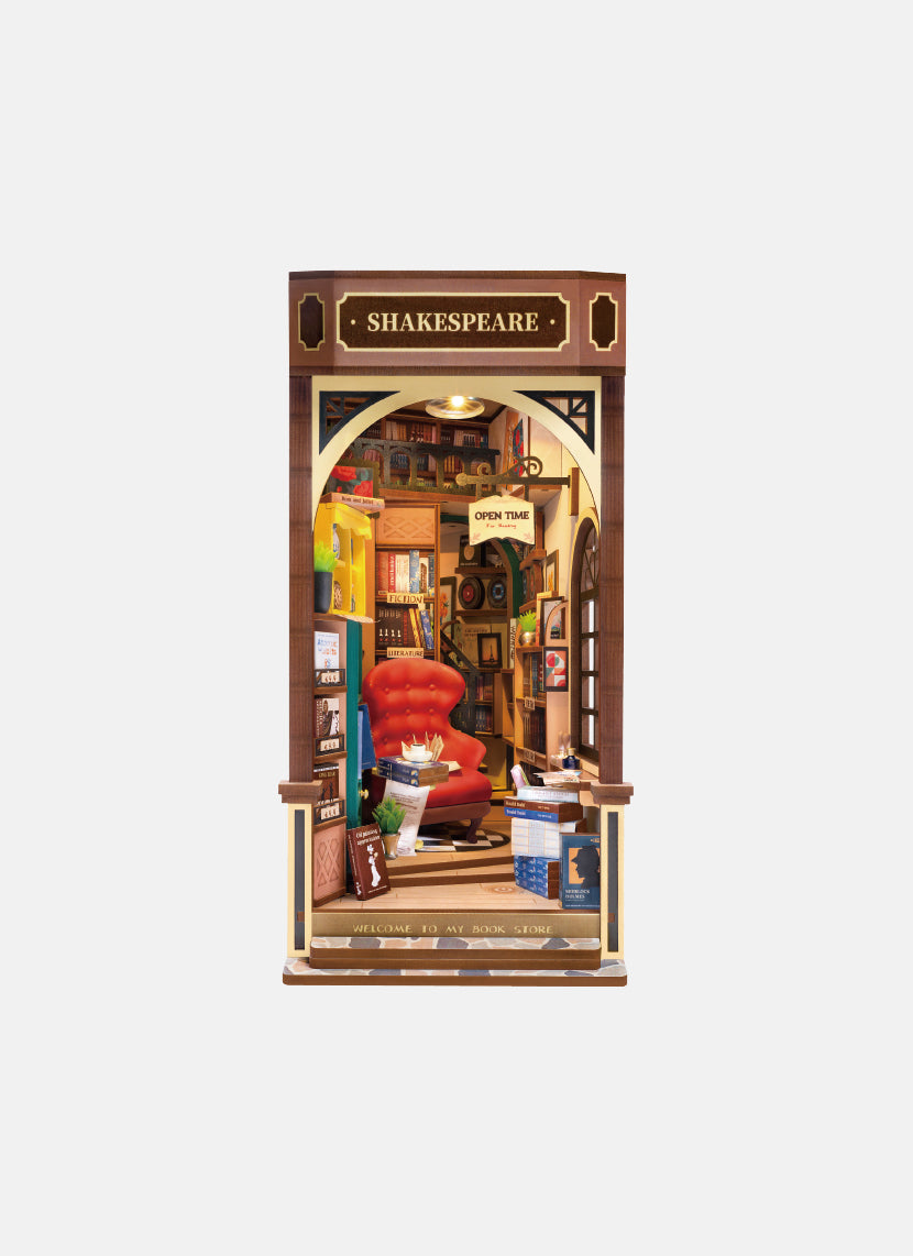 Book Nook مكتبة شكسبير المصغّرة – Shakespeare Bookstore Book Nook