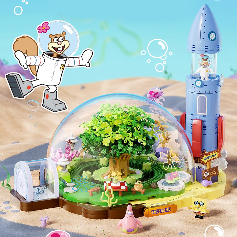 مكعبات منزل ساندي السنجاب - شخصيات سبونج بوب