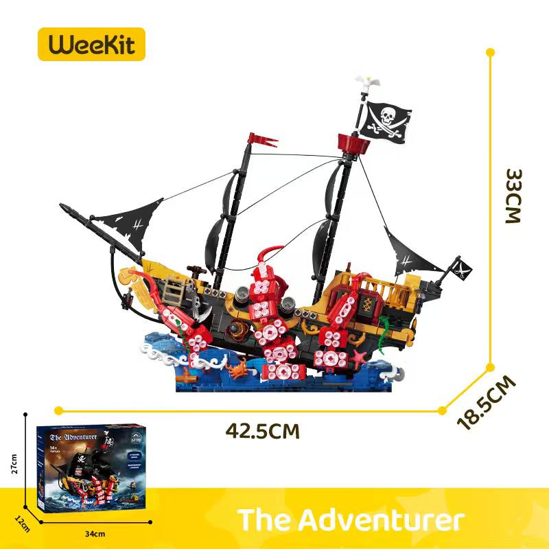 سفينة القراصنة The Adventurer – مكعبات تركيب 1542 قطعة