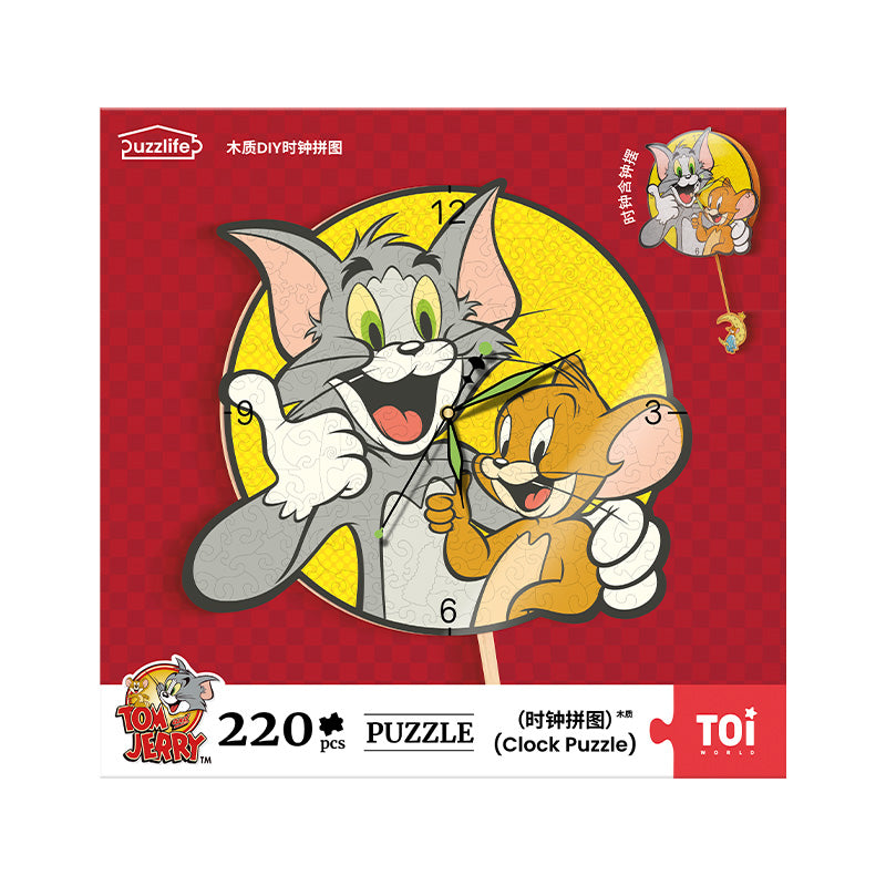 بازل ساعة توم وجيري 220 قطعة – Tom & Jerry Clock Puzzle