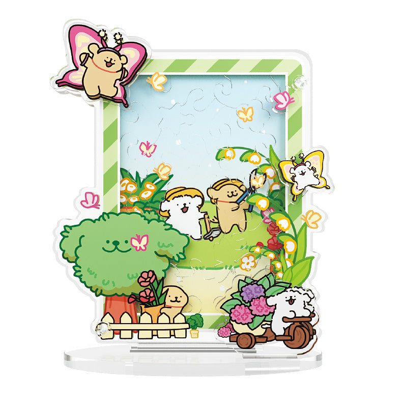 حديقة مالتيز اللطيفة – بازل أكريليك ثلاثي الأبعاد (28 قطعة)