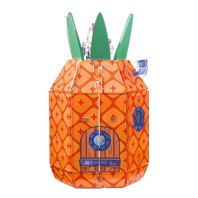 مجسم بيت سبونج بوب (الأناناس)  Acrylic Puzzle (99 قطعة)