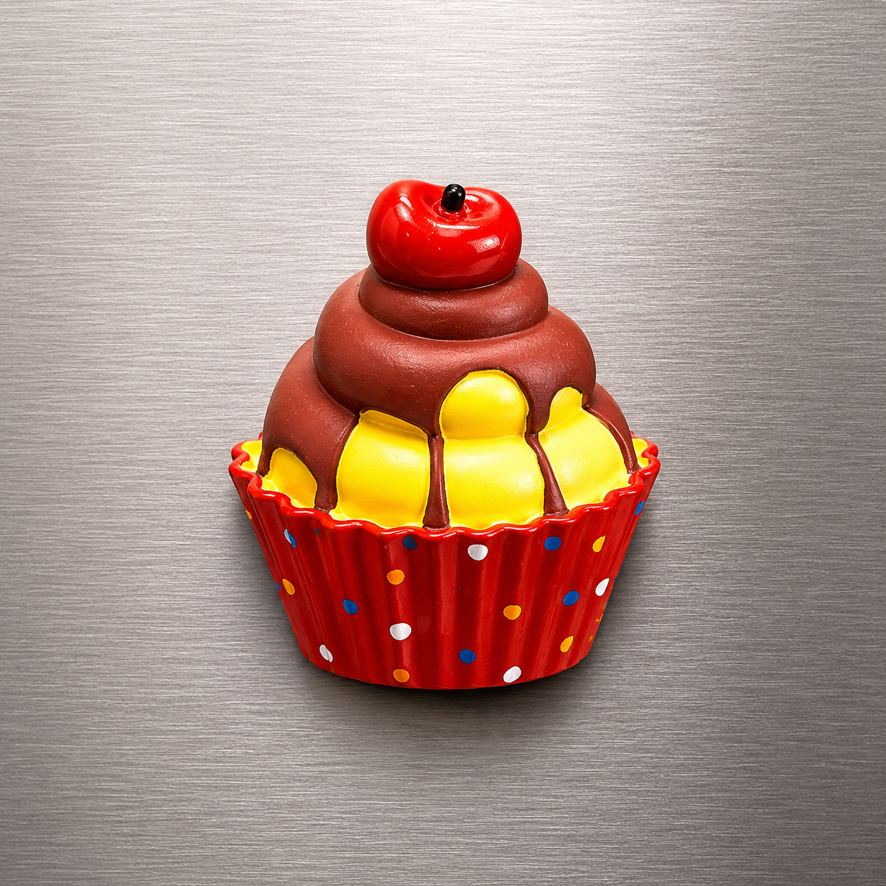 مغناطيس ثلاجة كب كيك الشوكولاتة 🍫🧁
