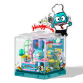 Hangyodon Mini Building Blocks Display Box  مكعبات هانغيودون المصغرة داخل صندوق عرض شفاف