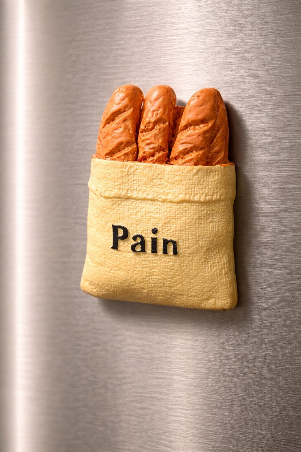 مغناطيس ثلاجة كيس الخبز الفرنسي