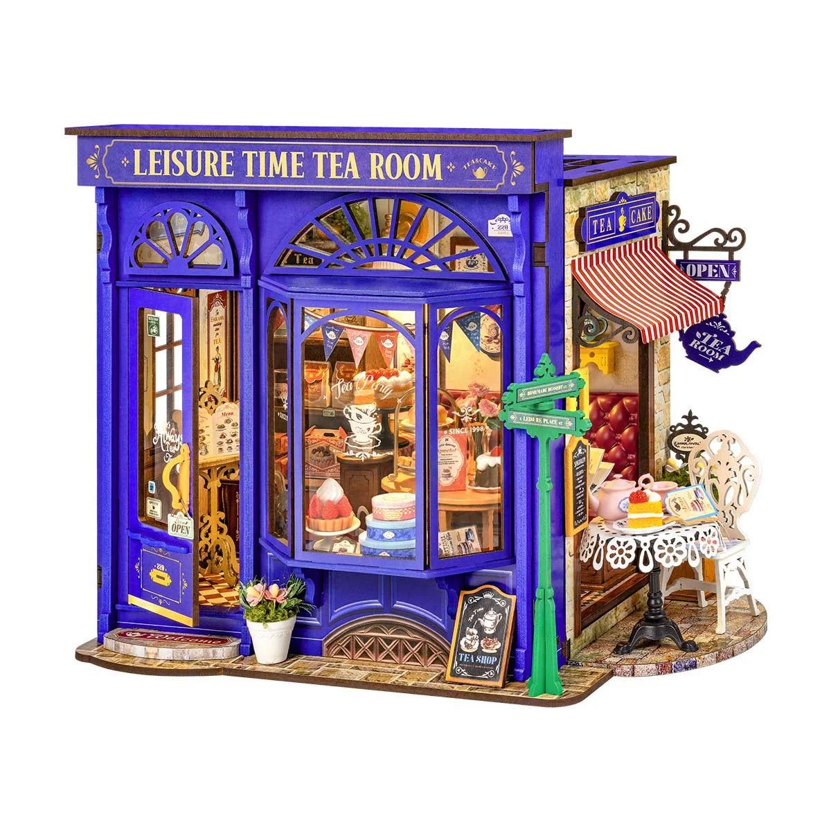 بيت شاي مصغّر DIY – Leisure Time Tea Room من Rolife موديل DG171