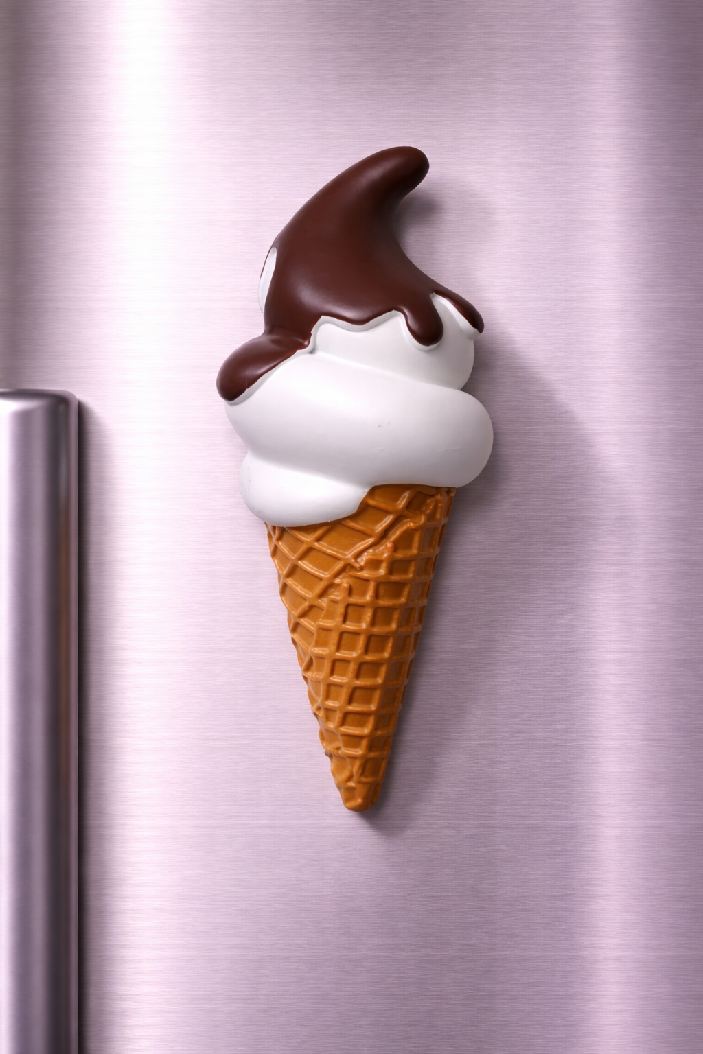 مغناطيس ثلاجة آيس كريم فانيلا بالشوكولاتة