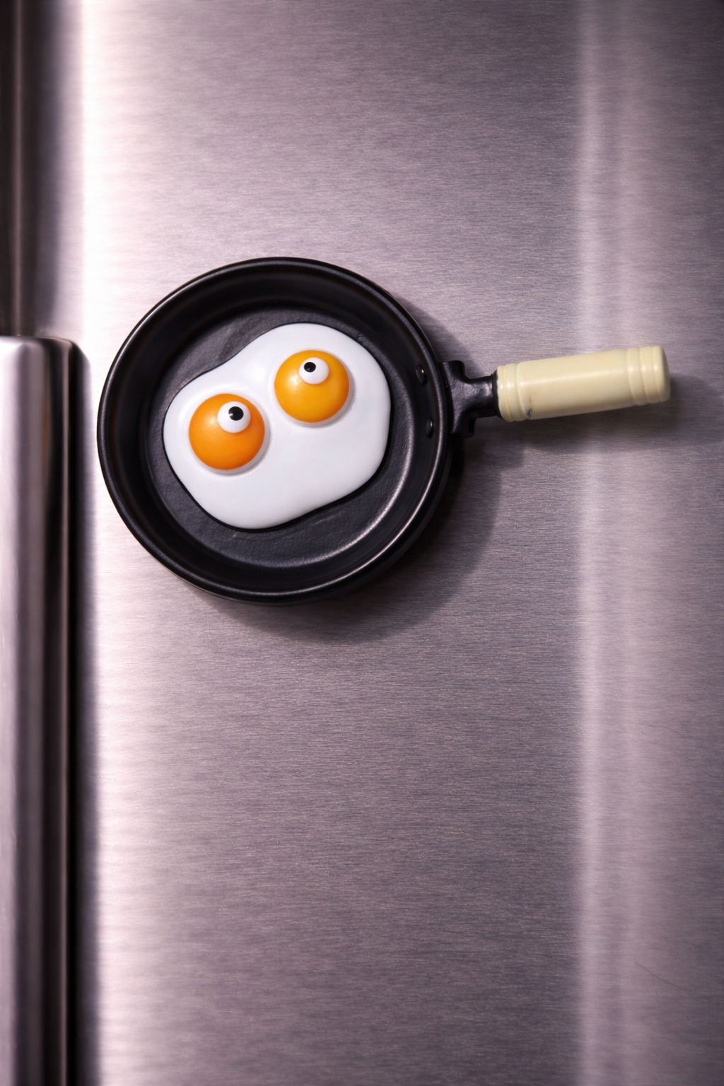 مغناطيس ثلاجة مقلاة بيض عيون كرتونية