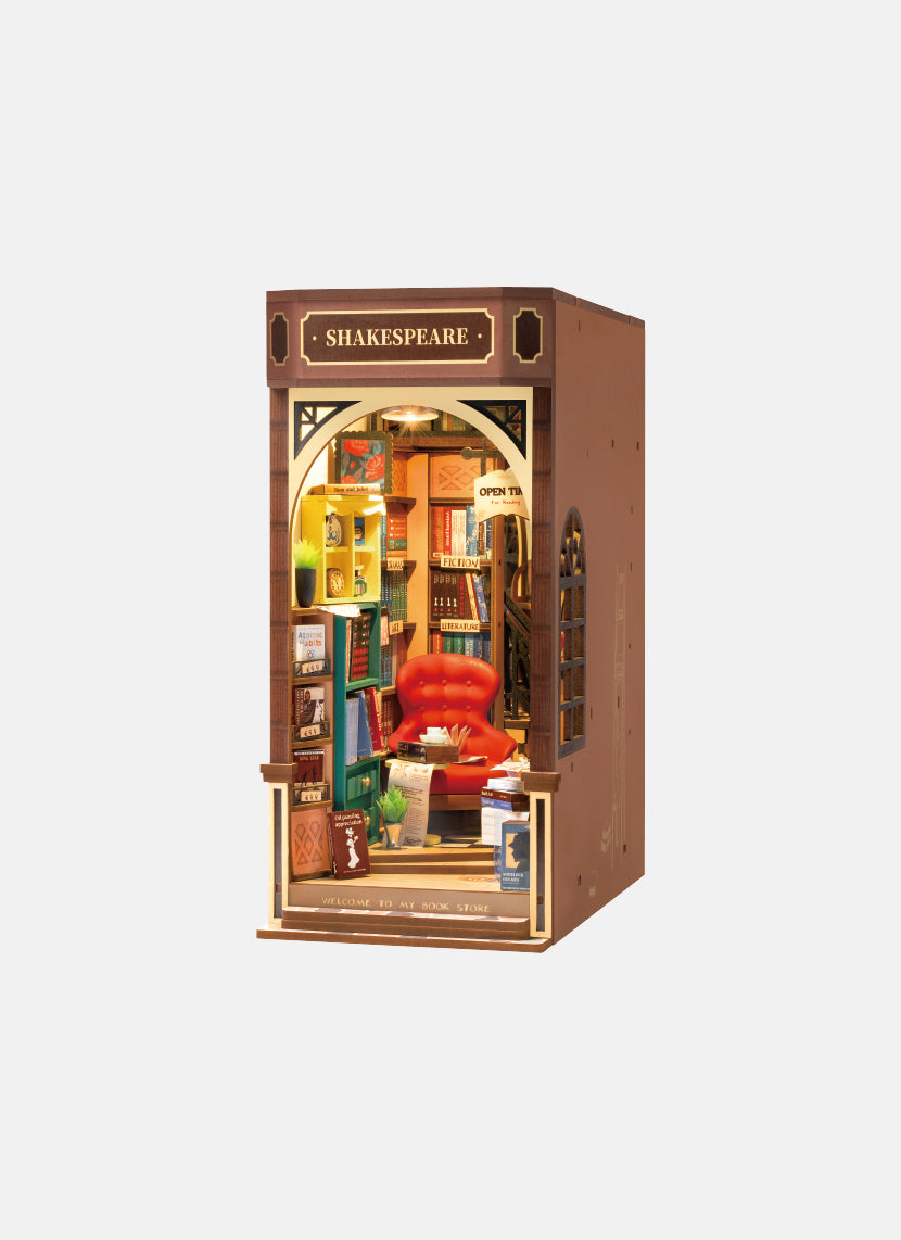 Book Nook مكتبة شكسبير المصغّرة – Shakespeare Bookstore Book Nook