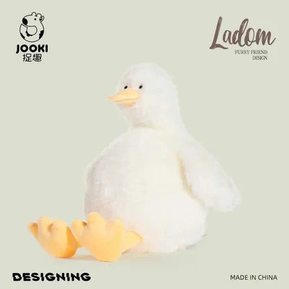دبدوب بطة فرو ناعمة باللون الأبيض – Plush Duck Toy
