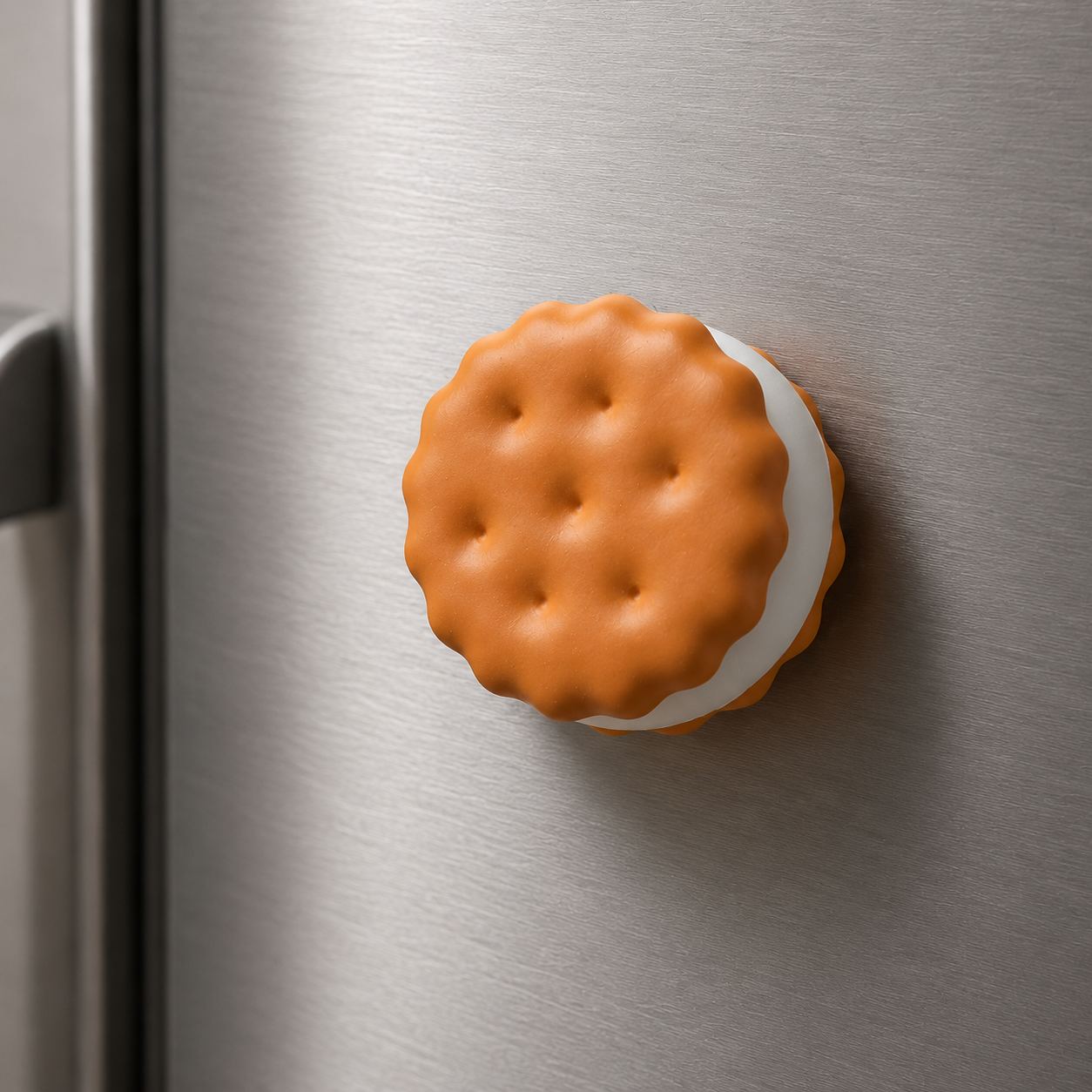 مغناطيس ثلاجة بسكويت الكريمة 🥛🍪